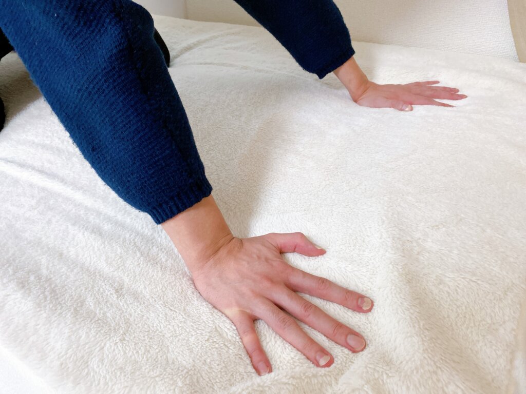 耐荷重を調べている実際の写真