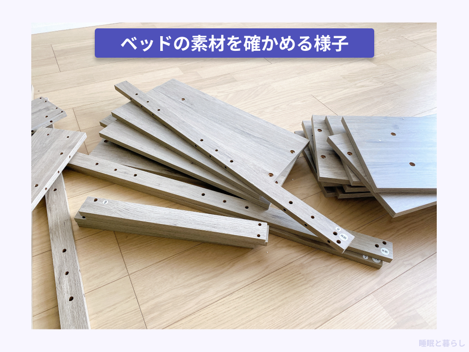 素材を確認している実際の写真