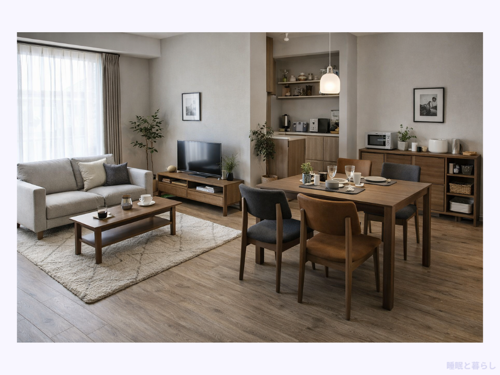 MUTUKIの家具をイメージした画像