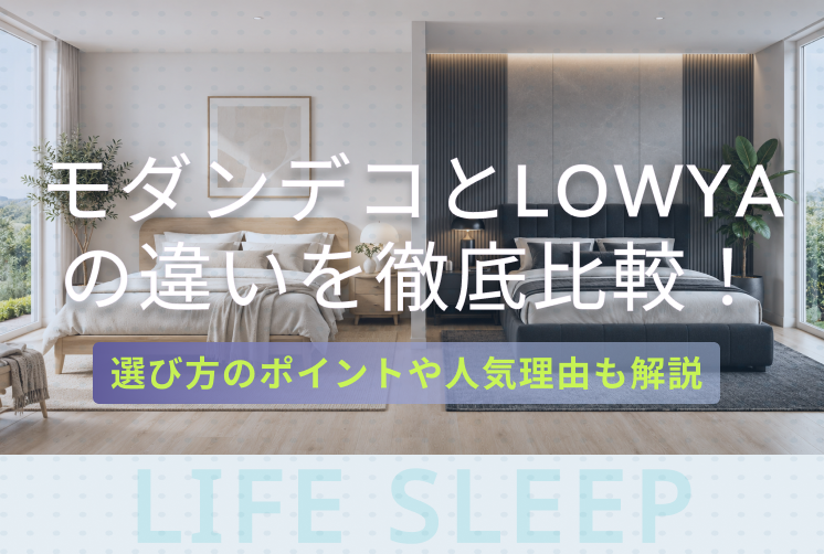 モダンデコとLOWYAどっちキービジュアル