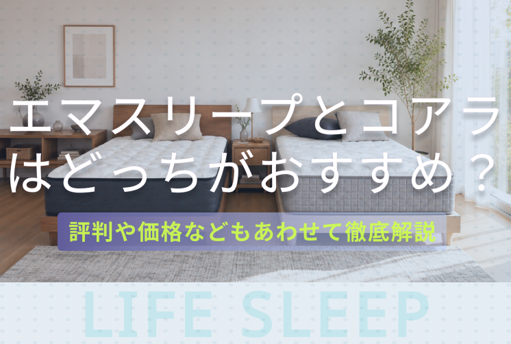 エマスリープとコアラどっちキービジュアル