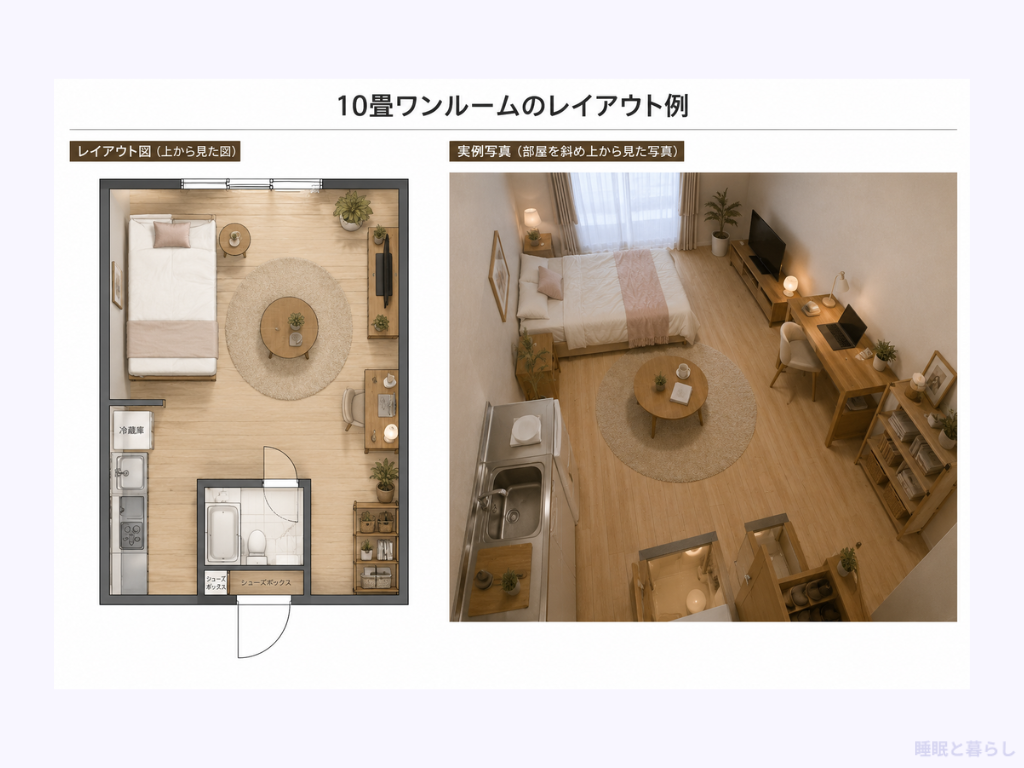 1人暮らしのワンルーム